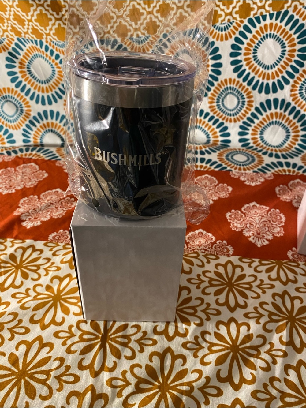 Black Insulated Travel Tumbler for hot drink and cold things